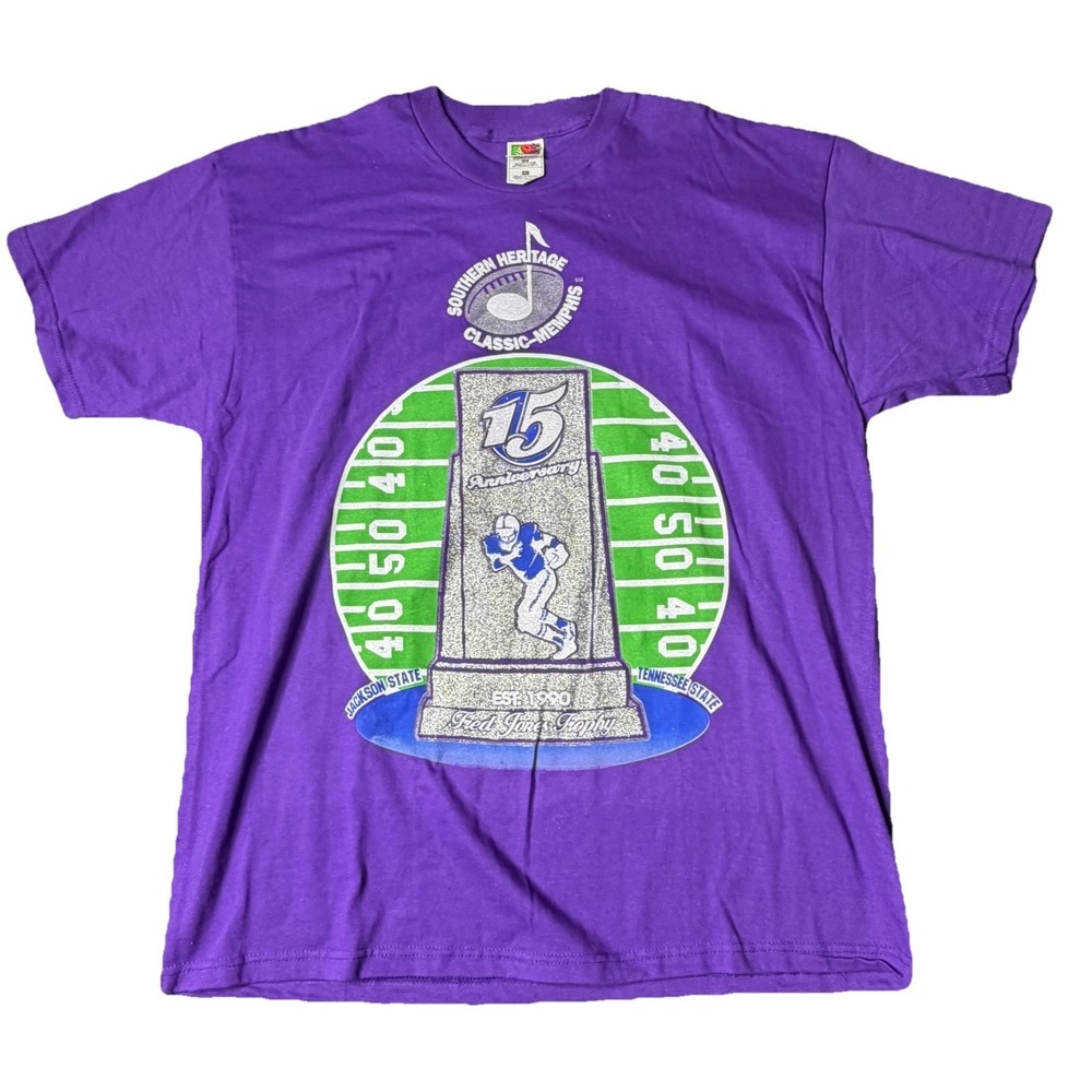 VTG 04 Tennessee St Vs Jackson St Southern‎ Heritage Classic T Shirt Large HBCU